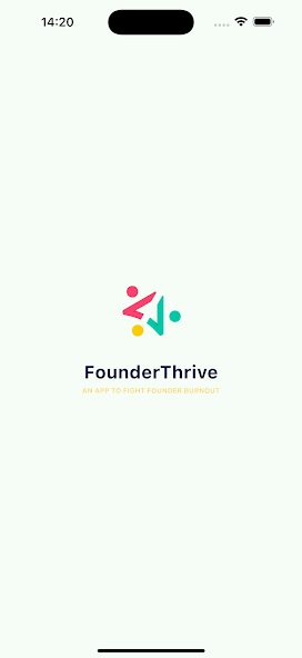 Founder Thrive app screen 1
