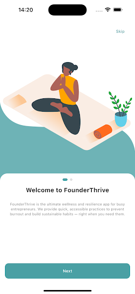 Founder Thrive app screen 5